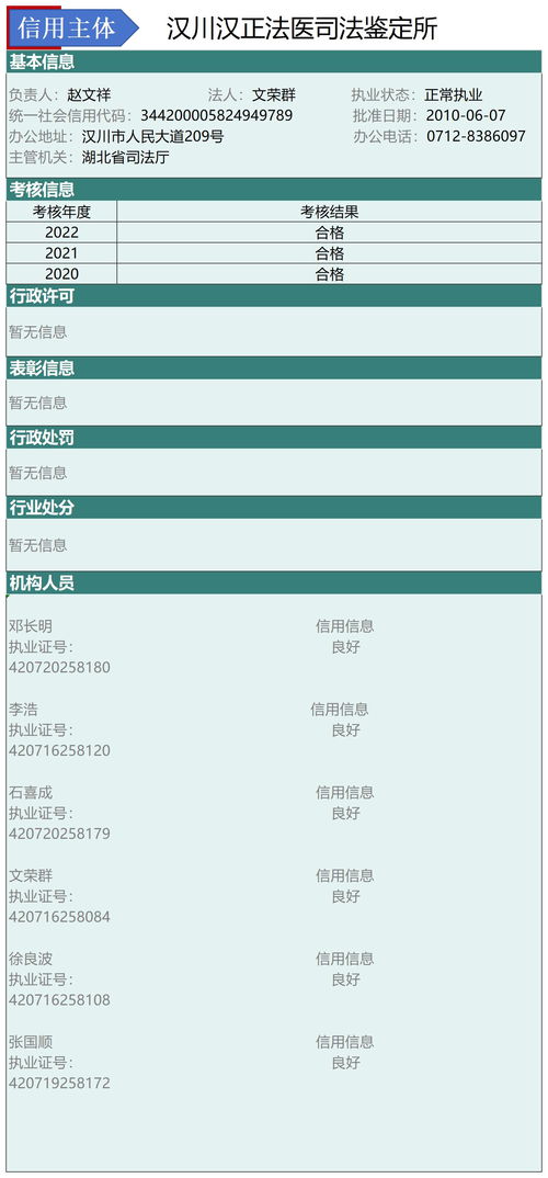 漢川市2024年法律服務信用信息系統集成服務 構建透明高效的監管新生態